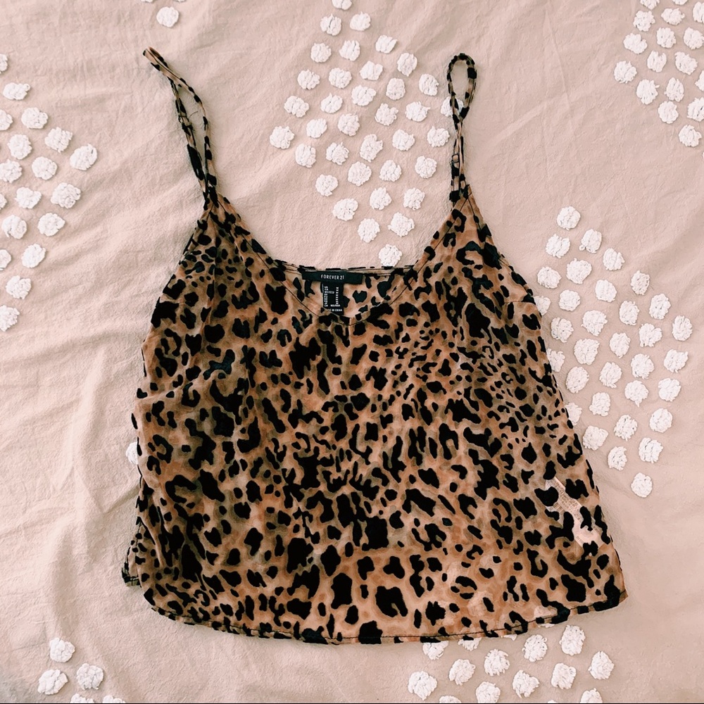 F21 Animal Print Tank
